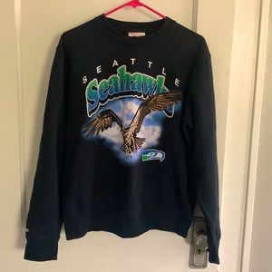 Seattle Seahawks, Mitchell & Ness nostalgia co. Crewneck sweatshirt